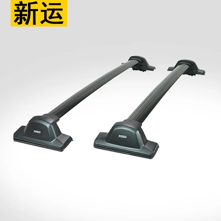 Shiturui-ブラックサイドレール,カーリフトにマウントされたクロスラインクロスバー,ホンダcrv 2007-2011 132 lbs,60kg,1ペア
