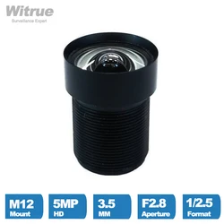 Camera Lens CCTV HD 5MP 3.5MM M12 Mount 1/2.5