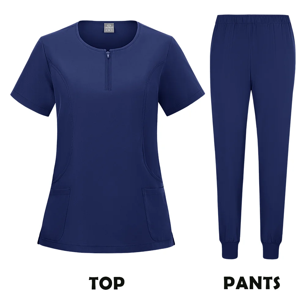 Surgical Uniform Woman Work Clothes  Medical Scrub Nurse Useful Accessories Plus Size Sets Beauty Salon Pharmacy Workwear