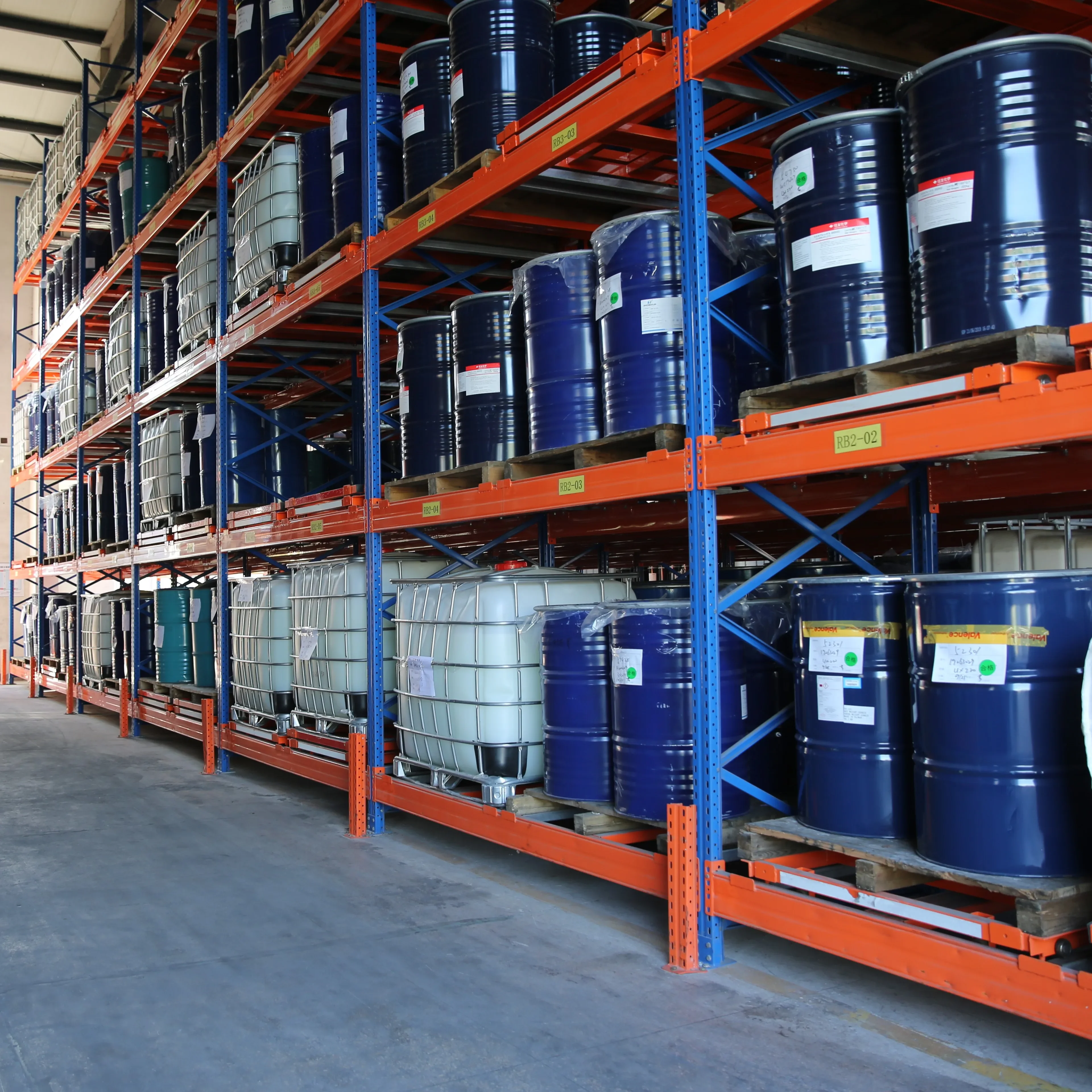 Corrosion Protection Heavy Duty Shelves System Steel Storage Equipment Warehouse Push Back Pallet Rack