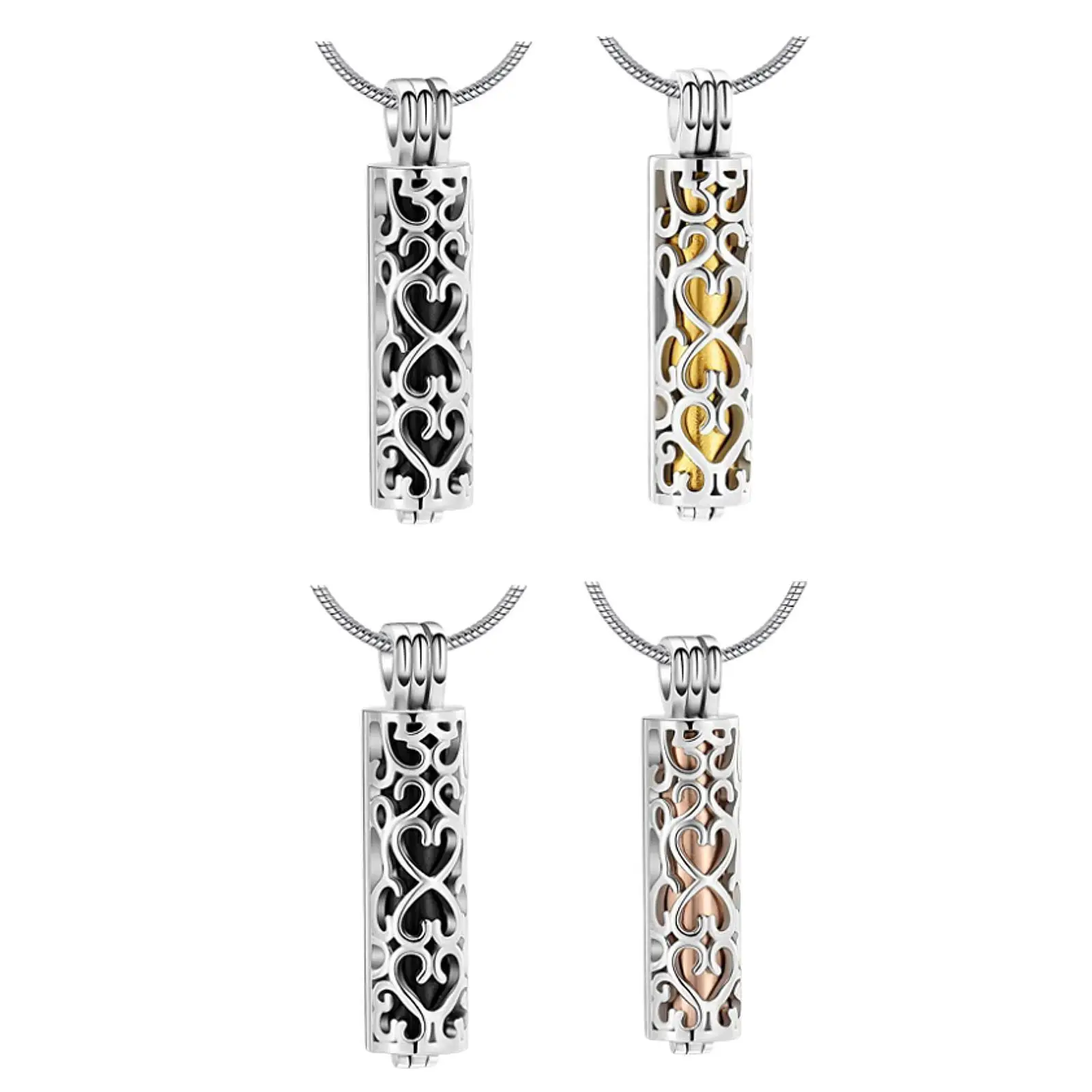 

Cylinder Urn Necklace Openable Versatile Pendant for Gift Mother Day Dog