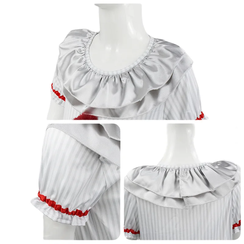 Halloween Girls Pennywise Tutu Dress  Pennywise Cosplay Costume Girls Cosplay Stage Costumes