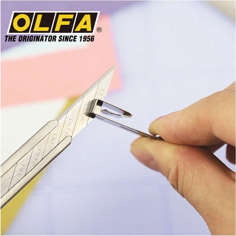 OLFA SVR-1 9mm Standard Cutter Stainless Steel Utility Knife Craft Art Knife for Cutting Papers Films Leather Tapes Cardboard