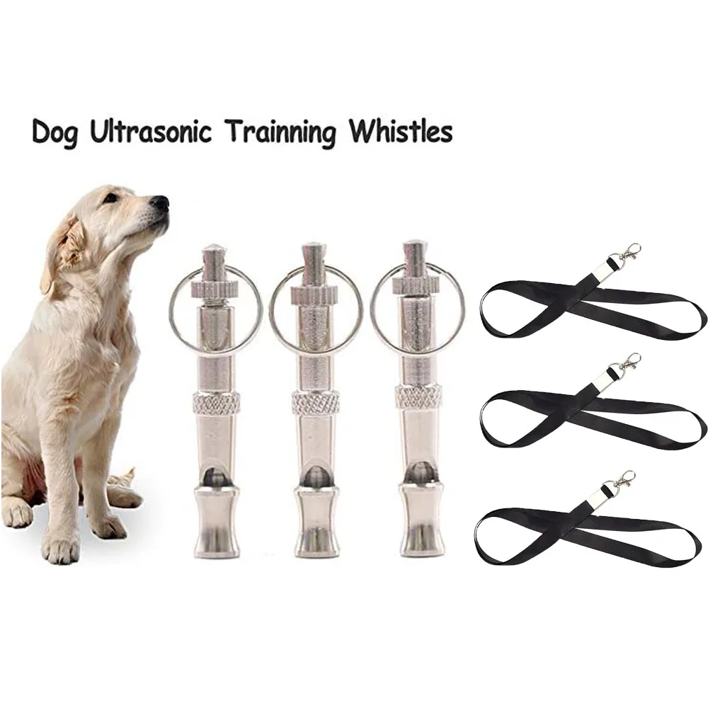Sifflet pour chien sifflet pour chien à ultrasons pour arrêter d'aboyer pour voisins sifflets d'entraînement pour chien à rappel ultrasonique, sifflet silencieux pour chien