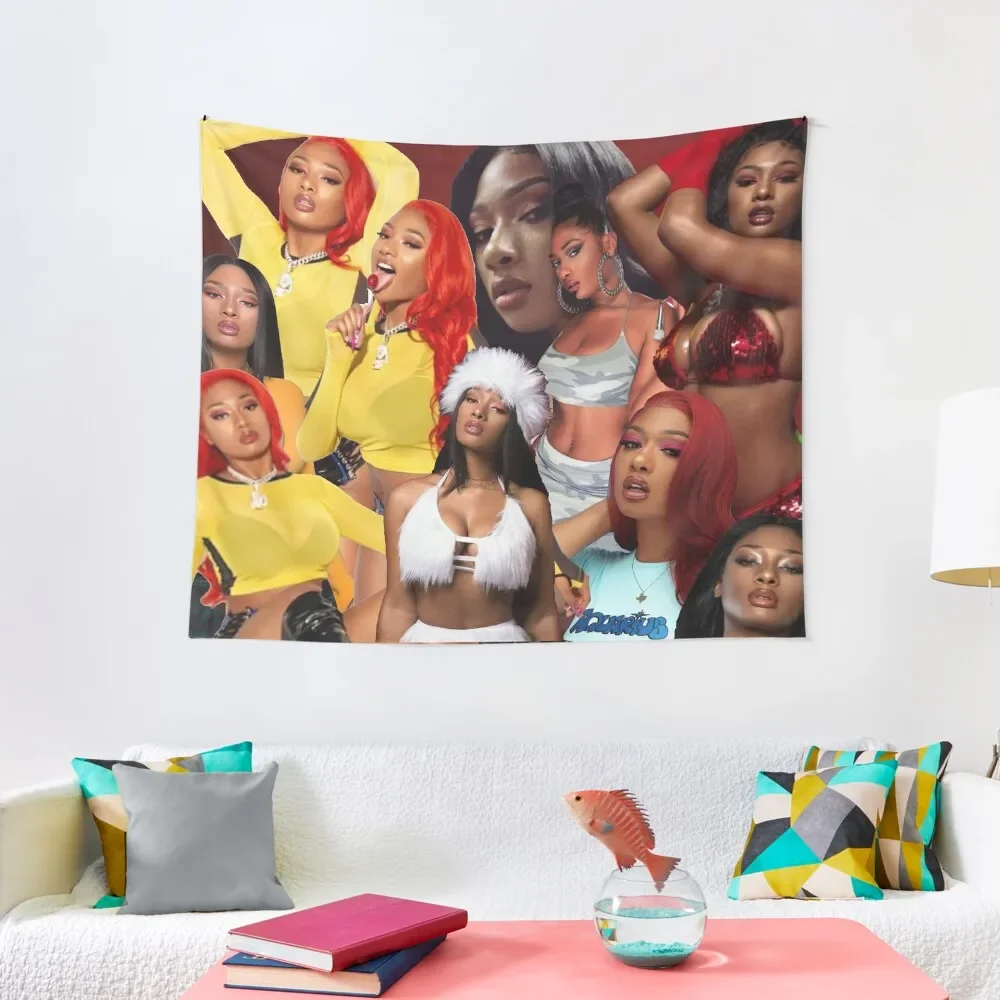 

Megan Thee Stallion Tapestry Wall Coverings Aesthetics For Room Decoration For Home Tapestry