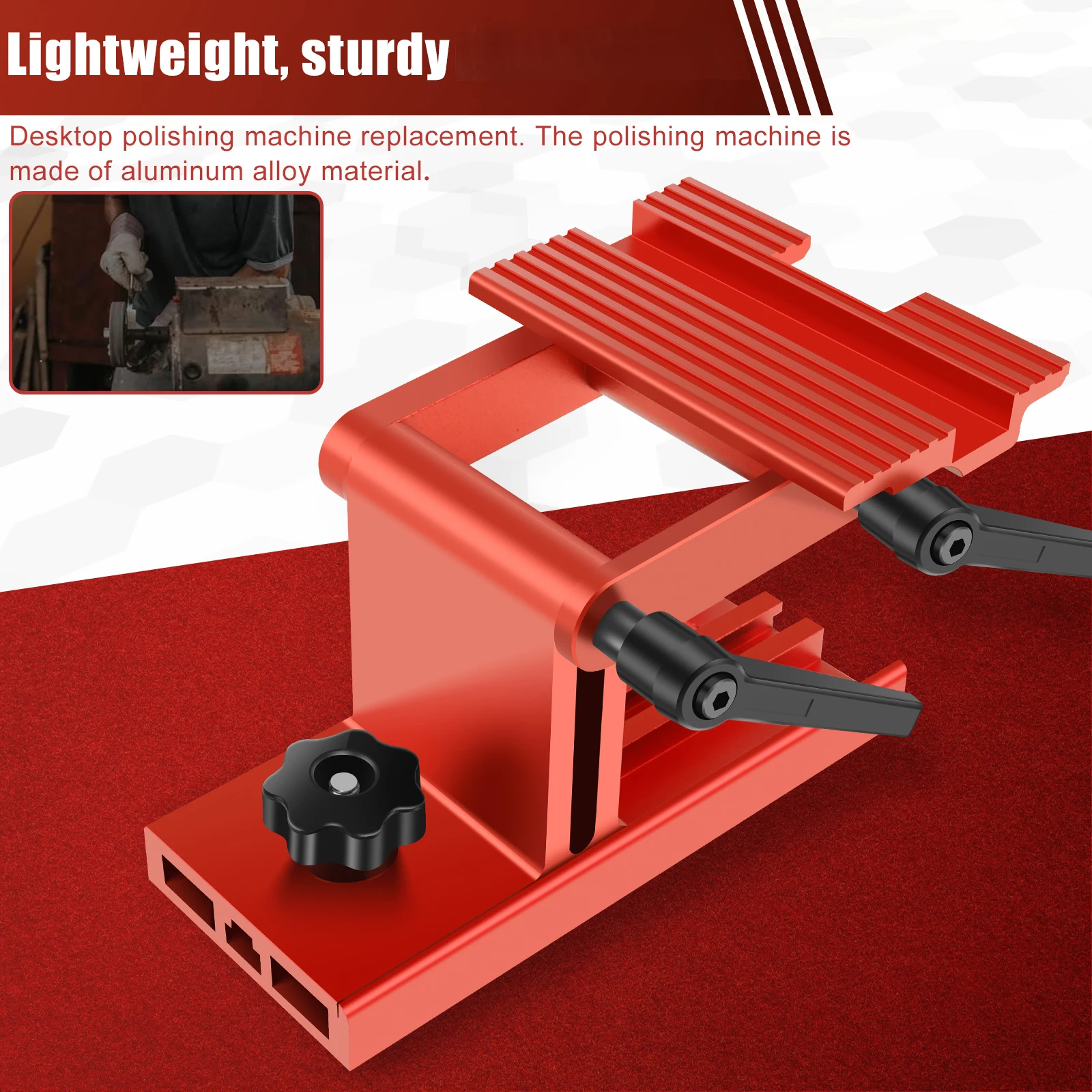 Maschera per affilare il resto dell'utensile di ricambio regolabile per smerigliatrici da banco da 6/8 pollici e strumento per il sistema di affilatura dei coltelli per una facile levigatura degli utensili