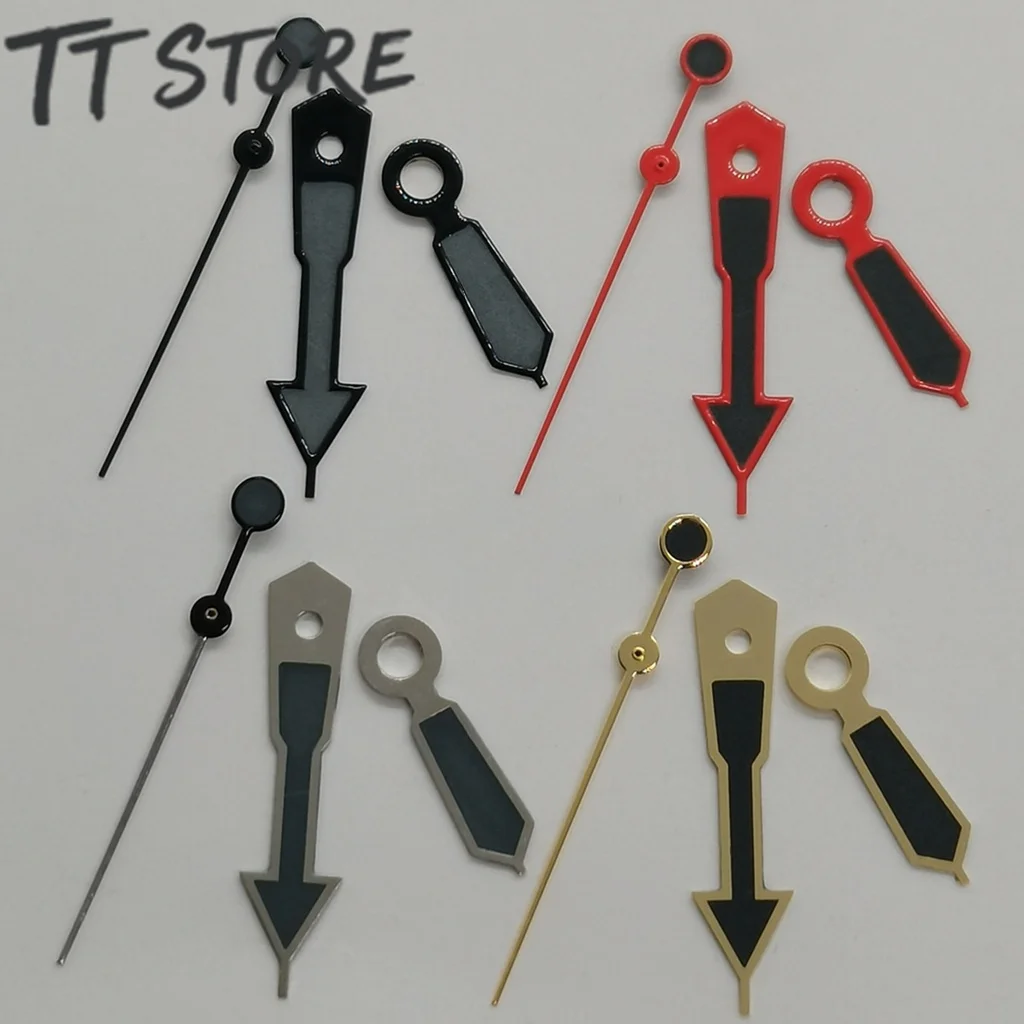NH35 Watch Hands SKX Hands Silver Gold Black Red Hands For NH35/NH36/4R/7S Movement Watches Pointers Green Luminous