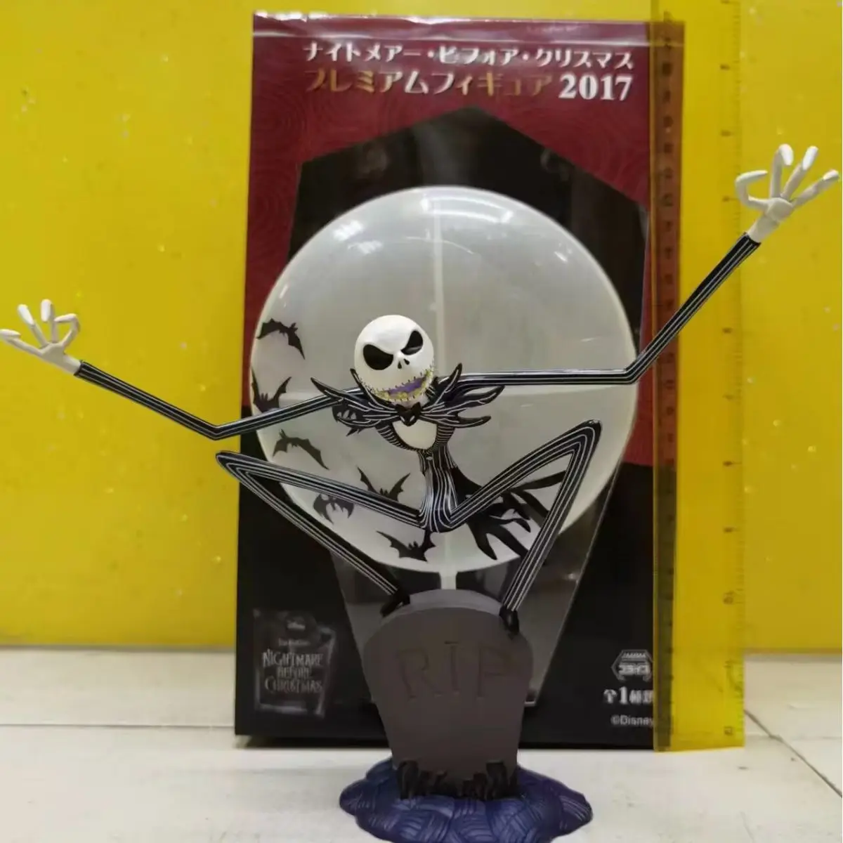 Disney Il Pesadilla Prima di Natale Figura Anime Jack Skellington Modello Ornamenti da tavolo Decorazione per feste di Halloween Regali giocattolo