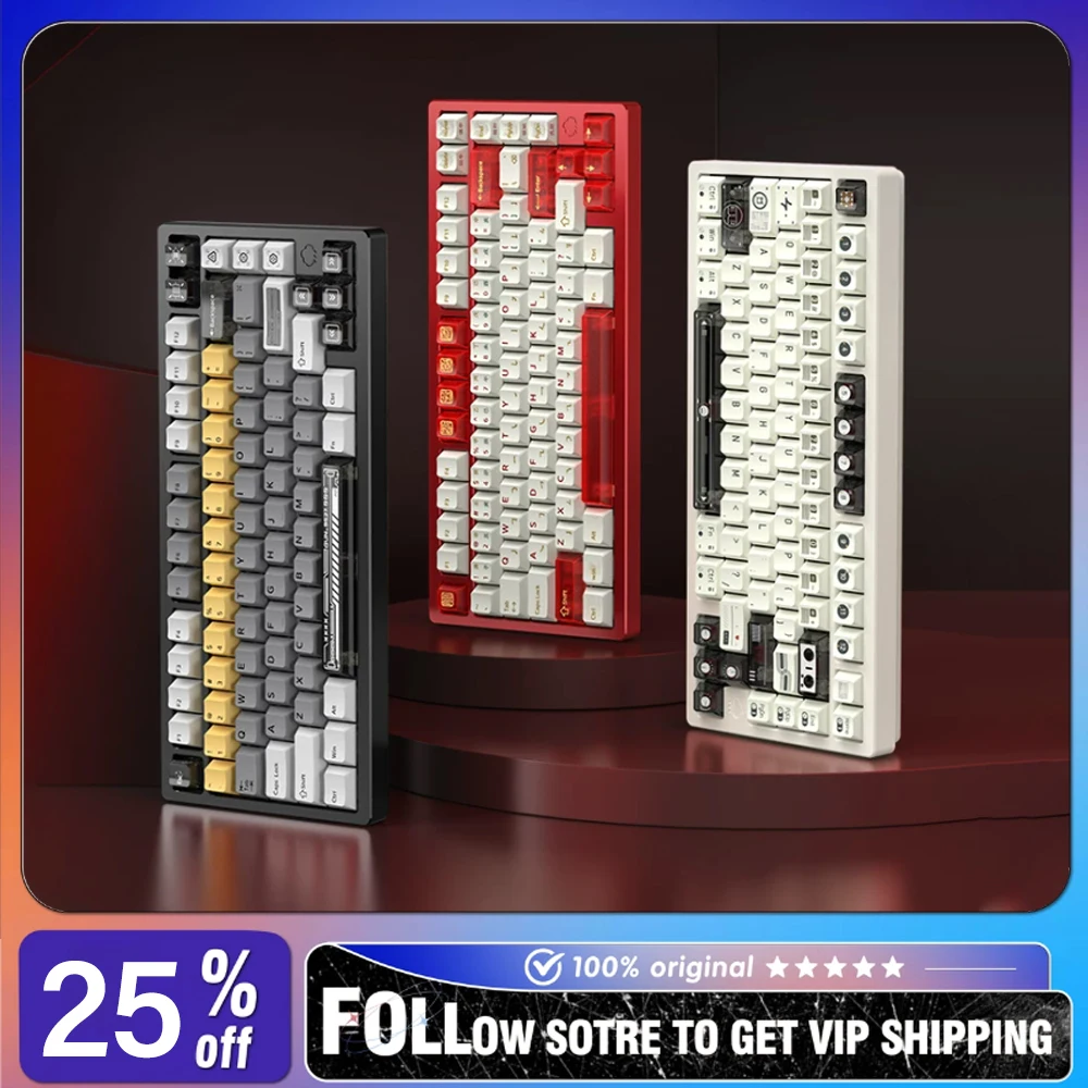 WOB Rainy75RT Magnetic Switch Wired Mechanical Keyboard Aluminum  Hot Swappable RGB Magneto Axis E-sports Gaming/Office Keyboard