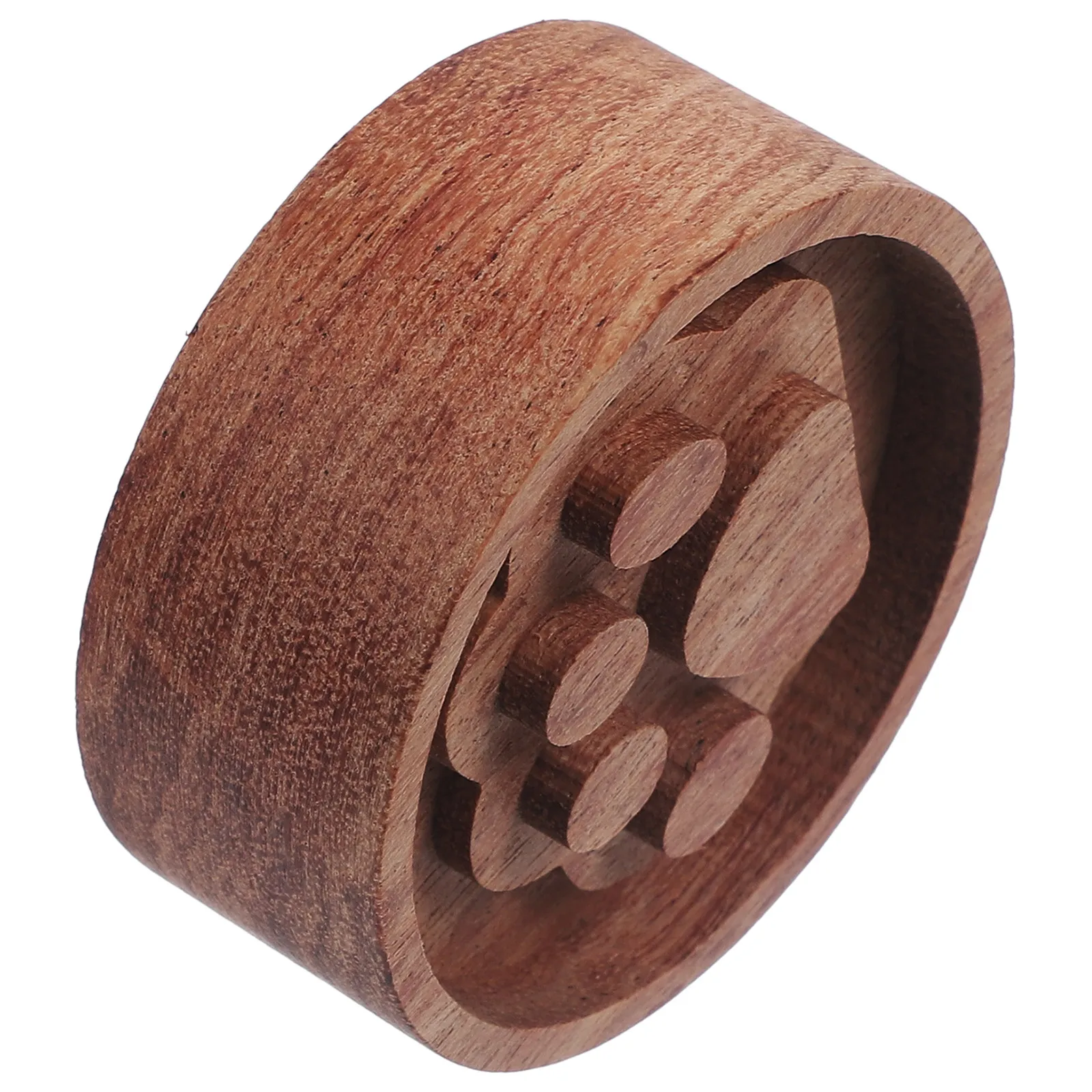 Natural Wood Essential Oil Diffuser Round Block Wooden Aromatherapy for Home Office Car Scent Wooden Diffuser Wood Diffuse