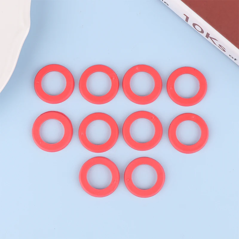 10 Pcs 3/4 Inch Heavy Duty Garden Hose Water Faucet Washers Silicone Rubber Seals Gasket O-Ring Leak Proof Fittings