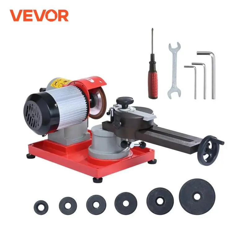 VEVOR Circular Saw Blade Sharpener 370W Sharpening Machine 3600RPM Saw Blade 5Inch Wheel Rotary Mill Polisher for Carbide Tipped