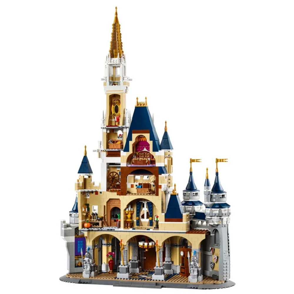 مجموعات مكعبات بناء Magic World Castle 71040 مناسبة لهدايا عيد الميلاد غير متوافقة مع جزيئات Legoed