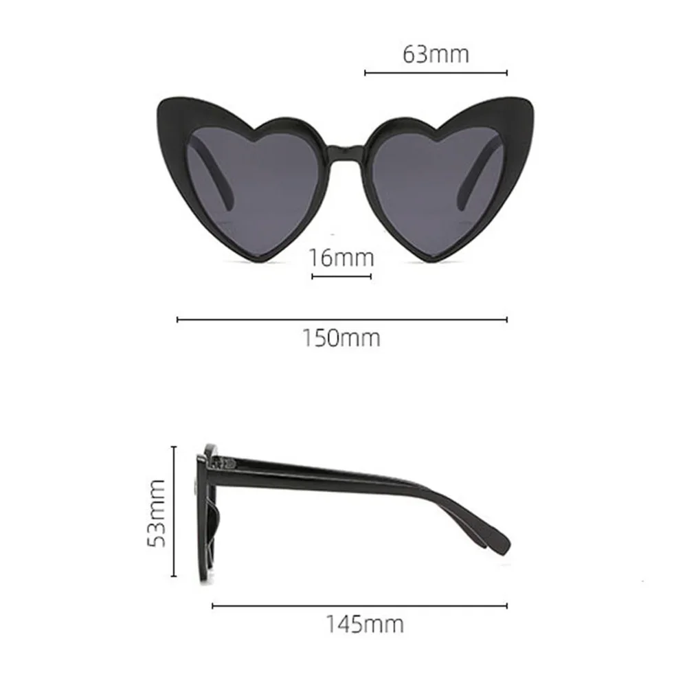 Bachelorette Party Sunglasses Wedding Bridal Shower Decor Hen Party Supplies Bride To Be Bridesmaid Gift Heart Shaped Glasses