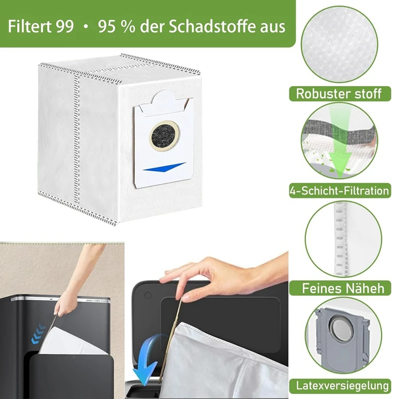 Для робота-пылесоса Ecovacs Deebot X5 Omni / X5 Pro, основная боковая щетка, Hepa фильтр, Швабра, тканевые мешки для пыли, аксессуары