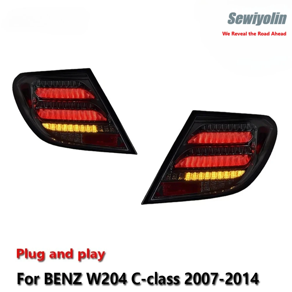 

Светодиодные задние фонари для Mercedes-Benz W204 2007-2014: противотуманные фары, ДХО, стоп-сигналы, указатели поворота, подключение Plug and Play