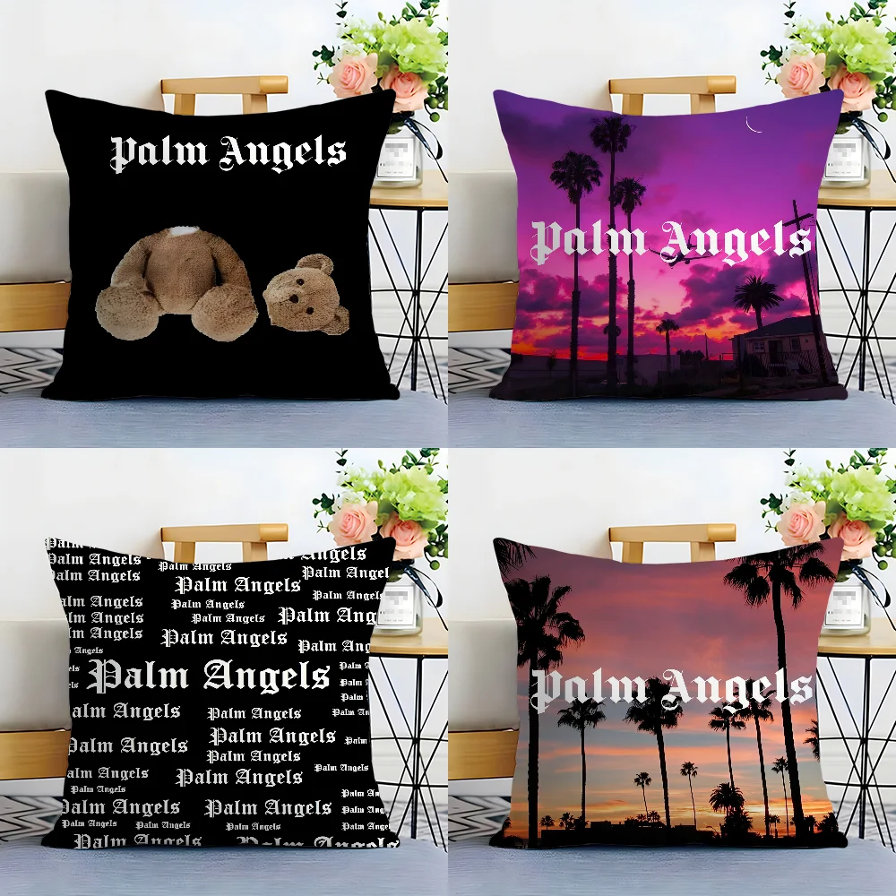 Angeles Beares p-p-PalmeS Pillow Case Plush Fabric Soft  Pillowcase Double Sided Print Cushion Cover Household Gifts