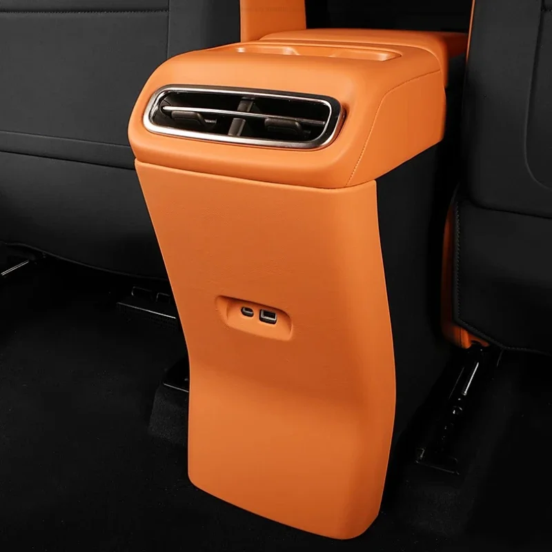 For LEAPMOTOR C10 Rear Anti-kick Pad Central Control  Air Conditioner Anti-kick Board Cover Protective Car Interior Accessories