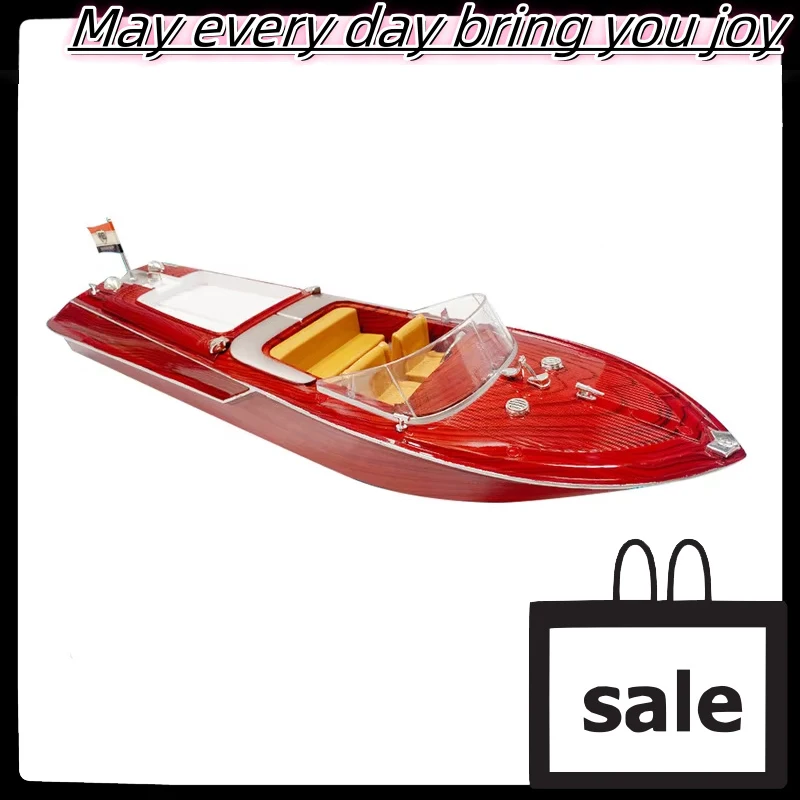 

Rc Boat Remote Control Speedboat Toy Sk-1 High-Speed Imitation Wood Grain Retro Model Decoration Custom Holiday Gift Toy