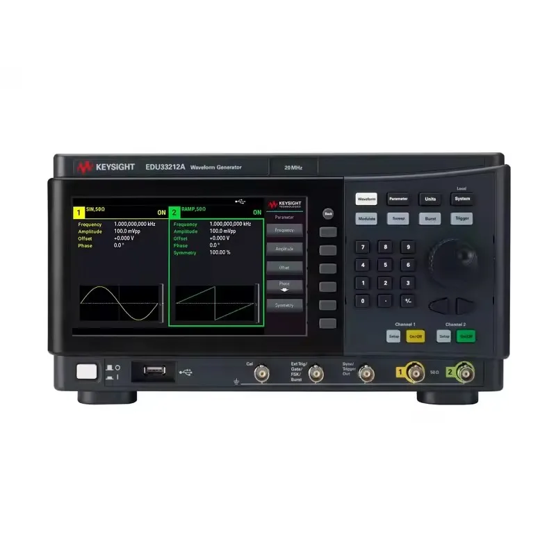 

Генератор сигналов Keysight 20 МГц, 2-канальный, EDU33212A