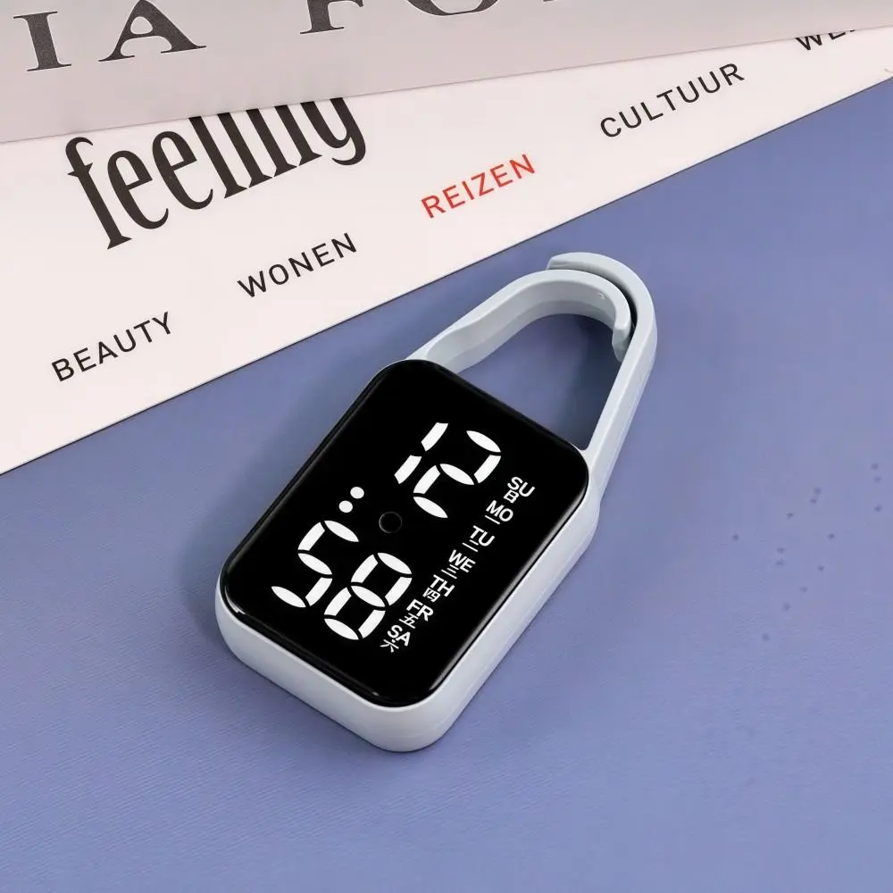 LED Electronic Hanging Watch Portable Waterproof Pocket Watch Pocket Style Digital Display Luminous Pocket Watch