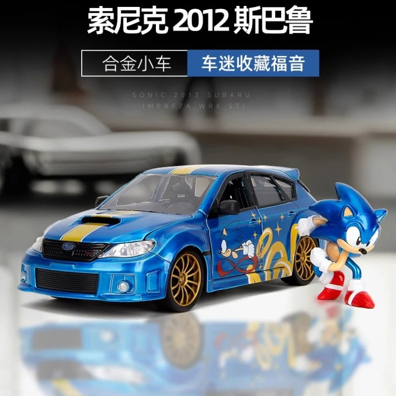 1:24 2012 Lmpreza WRX STI محاكاة عالية دييكاست سيارة سبيكة معدنية نموذج سيارة الديكور عرض مجموعة الهدايا