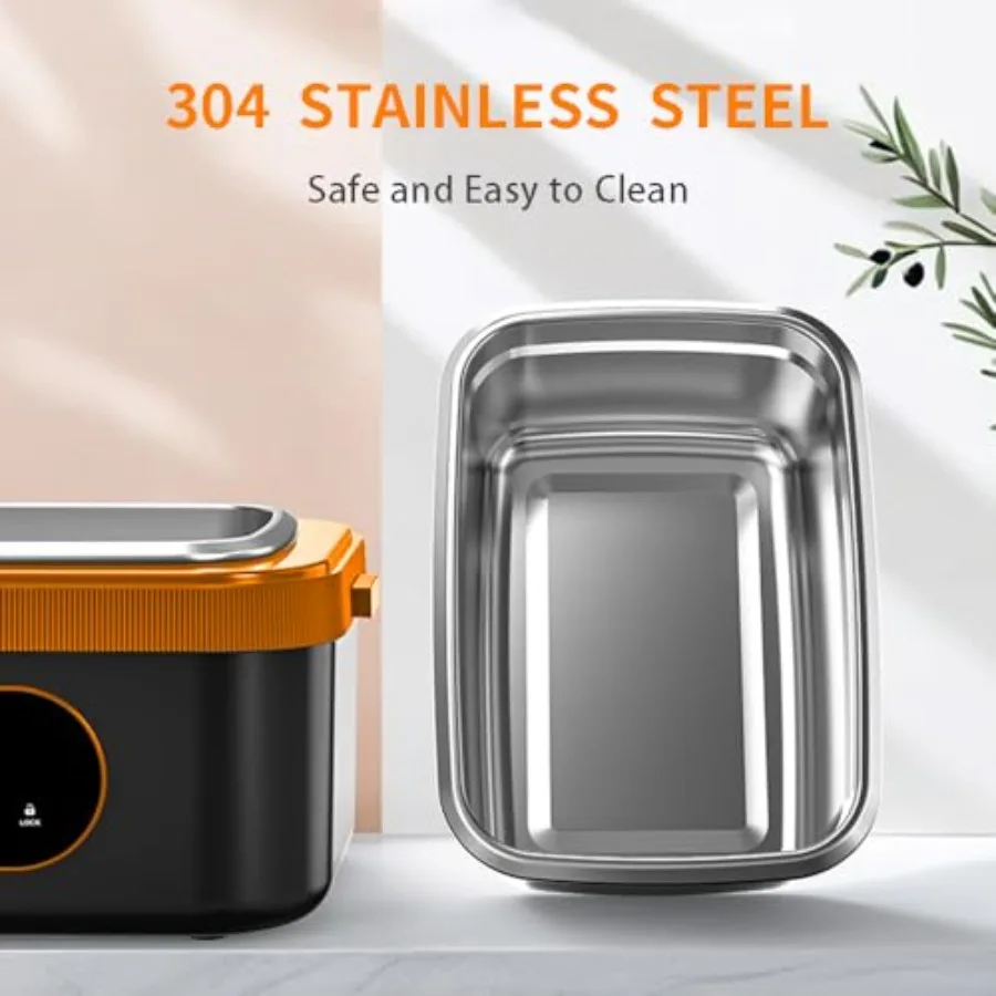 صندوق غداء كهربي لاسلكي مع وظيفة مؤقت بطارية قابلة لإعادة الشحن بقدرة 18000 مللي أمبير في الساعة وتسخين تلقائي بقدرة تسخين سريعة 60 وات #4