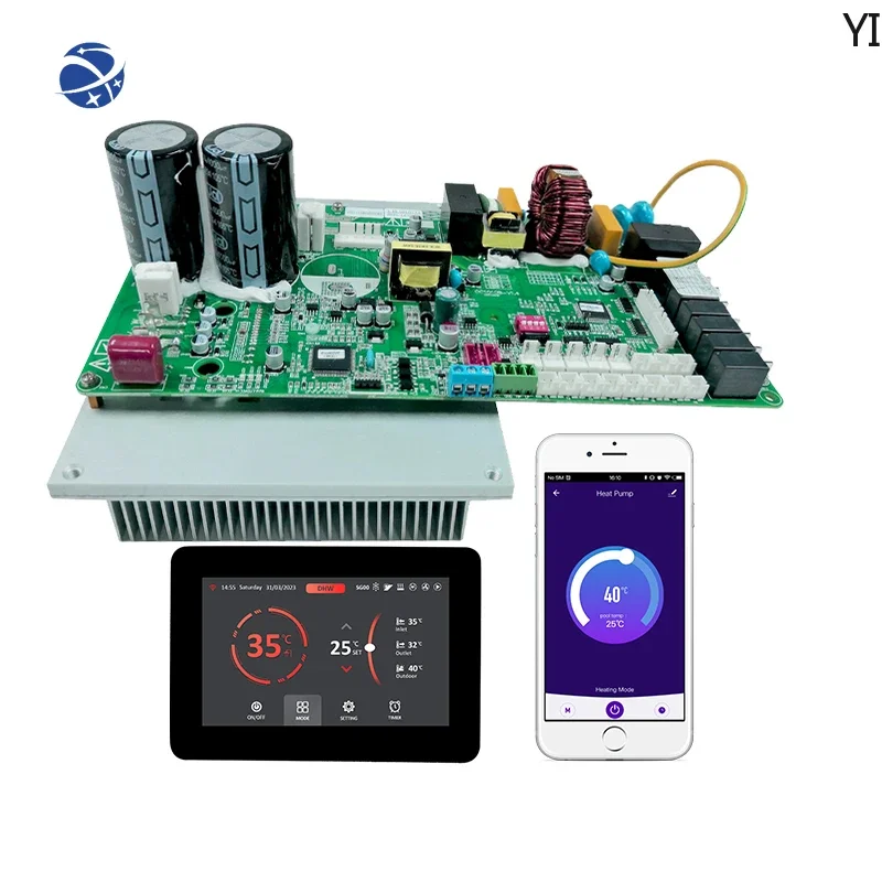 

YUNYI Commercial Inverter Heat Pump Multifunctional DC Inverter Heat Pump Controller Control Board