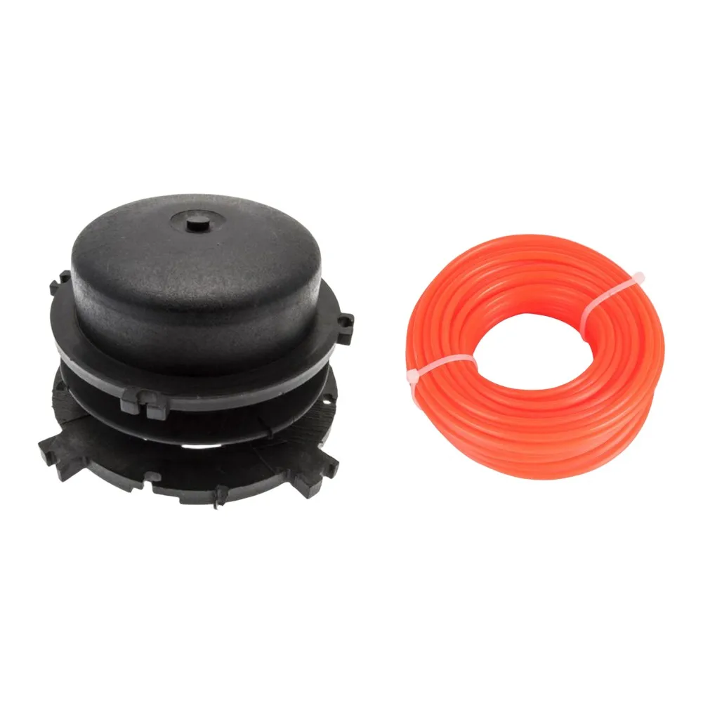 Trimmer Spool Cap 40037133011 with 300cm Nylon Line for Greenworks and 30 2 40 2 String Trimmer Heads Bump Feed Style