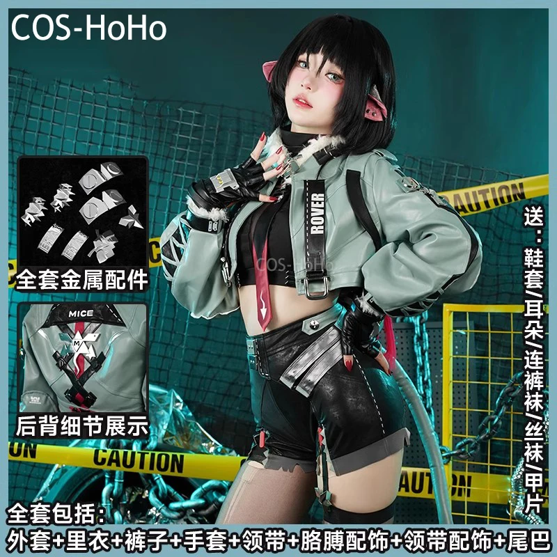 COS-HoHo Zenless Zone Zero Jane Doe Game Suit Cool Lovely Uniform Cosplay Costume Halloween Party Role Play Outfit Women S-XXL