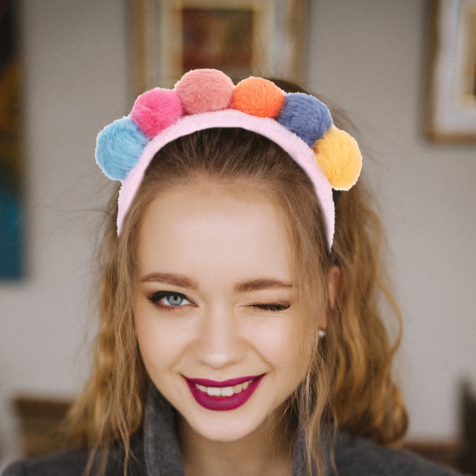 

Ball Headbands Kids Hair Bands Colorful Child Headband Lightweight Non Fading Party Accessories Birthday Carnival Gifts