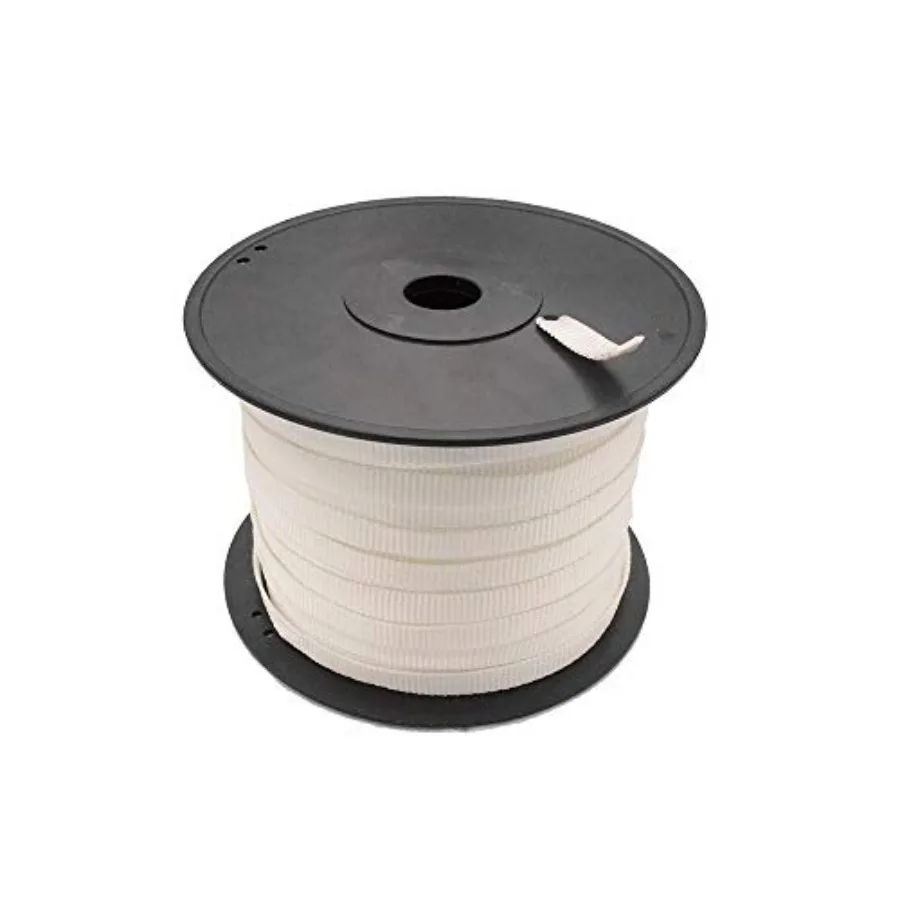 

5/8" Heavy Duty Woven Cord Strapping 1250 lb- Pull Tape/Mule Webbing - Polyester Pulling Tape - flat rope - 492 FT