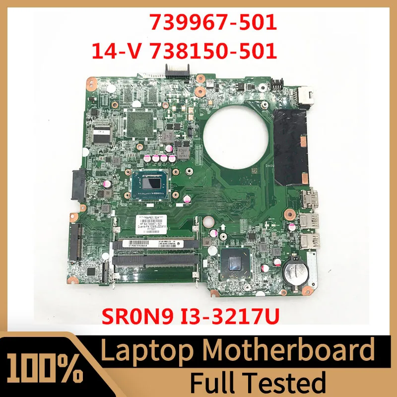 738150-501 738150-001 739967-501 Mainboard For 14-V Laptop Motherboard DA0U81MB6C0 With SR0N9 I3-3217U CPU HM76 100% Full Tested