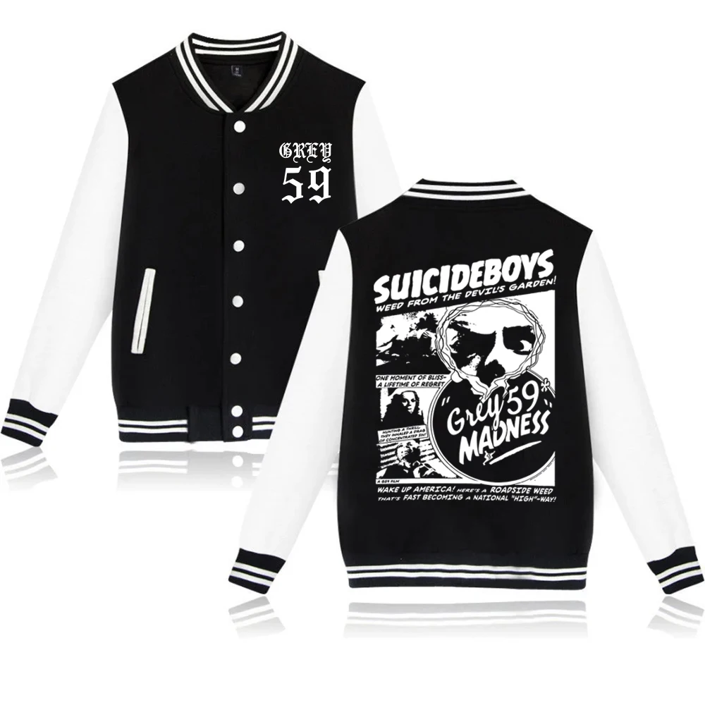 Suicideboys G59 Merch Hoode Jacket  Women Men Baseball Uniform Jacket Hoodie Sweatshirts