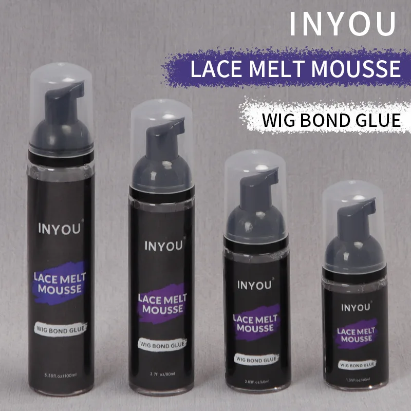 INYOU LACEMELT MOUSSE Glue Nozzle Type Mousse Lace Wig Styling Glue