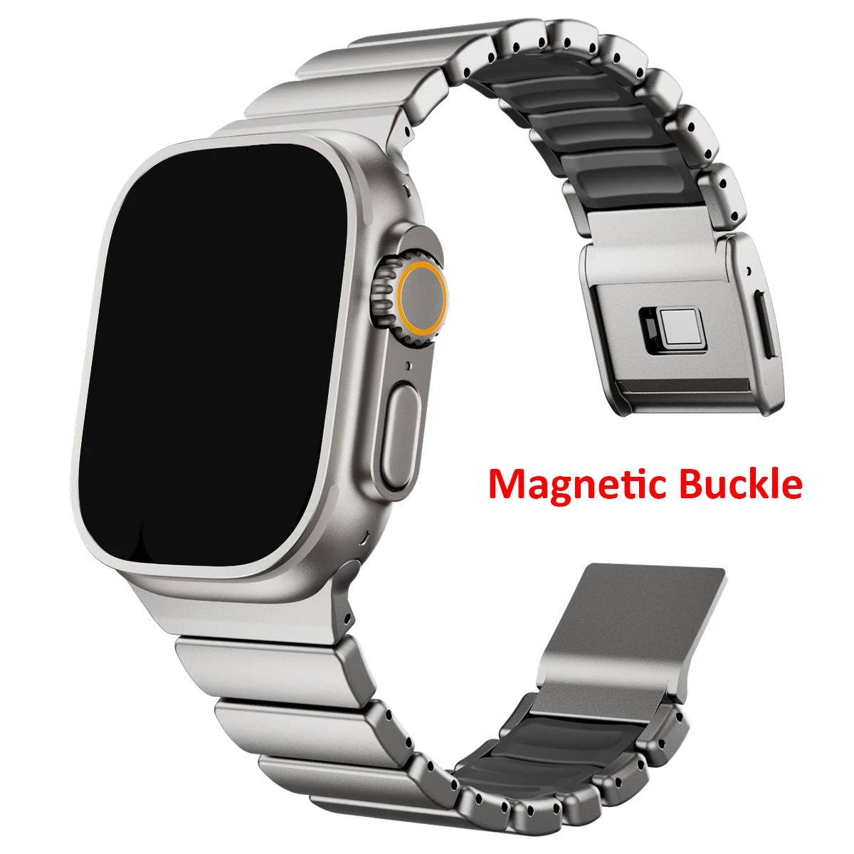 Herren-Edelstahlband für Apple Watch Ultra 3, Armband 49 mm, 46 mm, 45 mm, 44 mm, luxuriöses Metallarmband für Iwatch 11, 10, 9, 8, 7, 5, 6 SE3