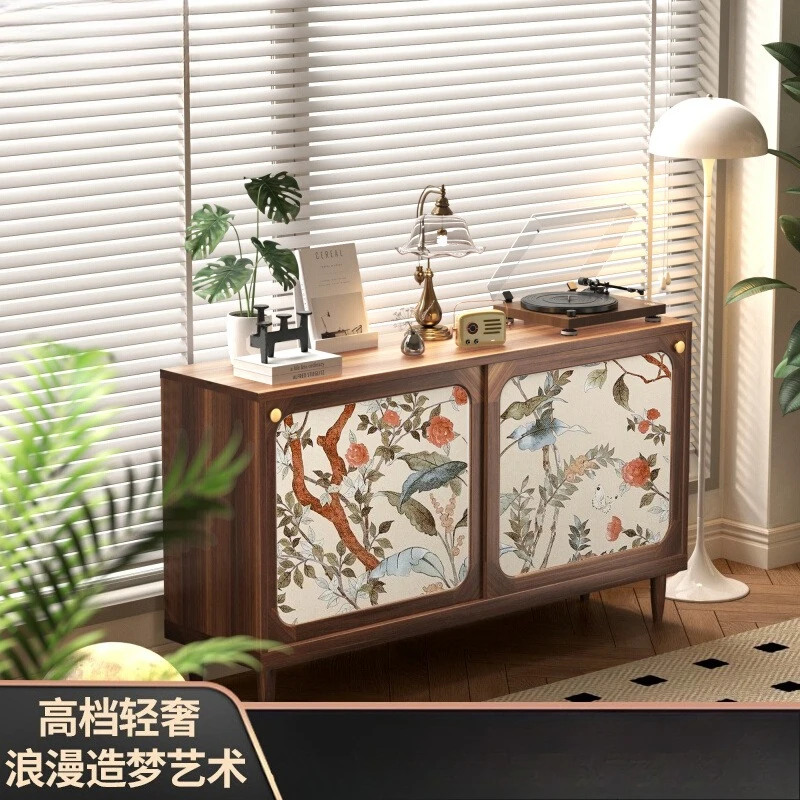 

French retro entrance cabinet, living room light luxury bedroom, bedside cabinet, locker, dining side cabinet, decorative