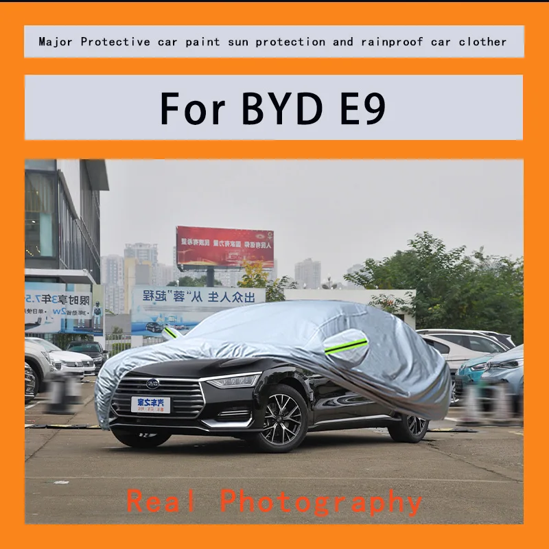

Подходит для BYD E9, защита от дождя, снега, пыли и внешней защиты транспортных средств.