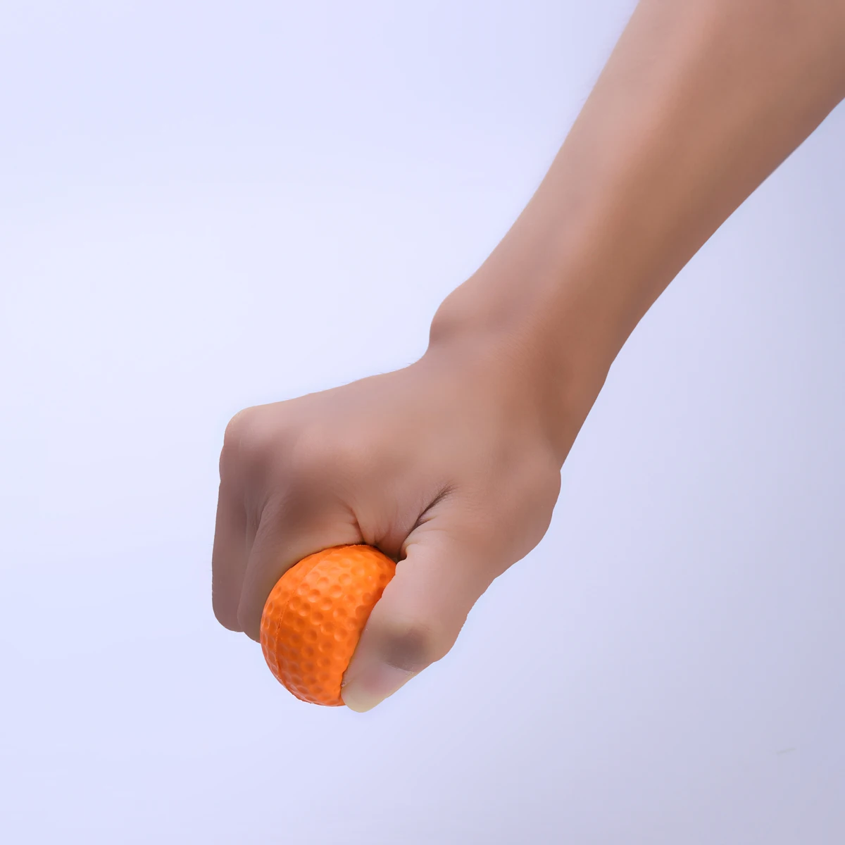 

12pcs Flexible Golf Practice Balls Reusable Light Weight Indoor Outdoor Training For Adults Bright Orange Durable Safe