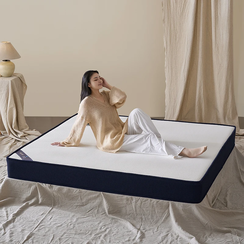 Natural Latex Thick Mattress Twin Quality Comfortable Sleeping Queen Mattress Double White Colchon Matrimonial Bedroom Furniture