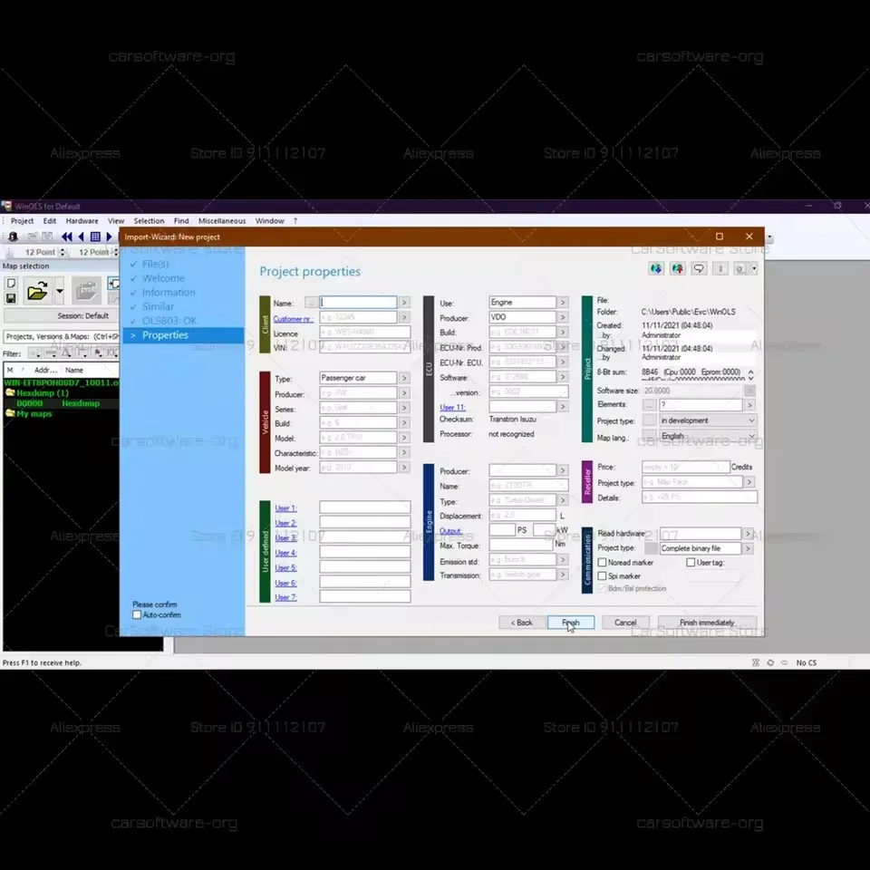 2025 Venta caliente Winols 4.7 نسخة Ultima Funciona en Windows10 win11 Sin Vmware Multilingüe Sin control Teclado Gratis Fa