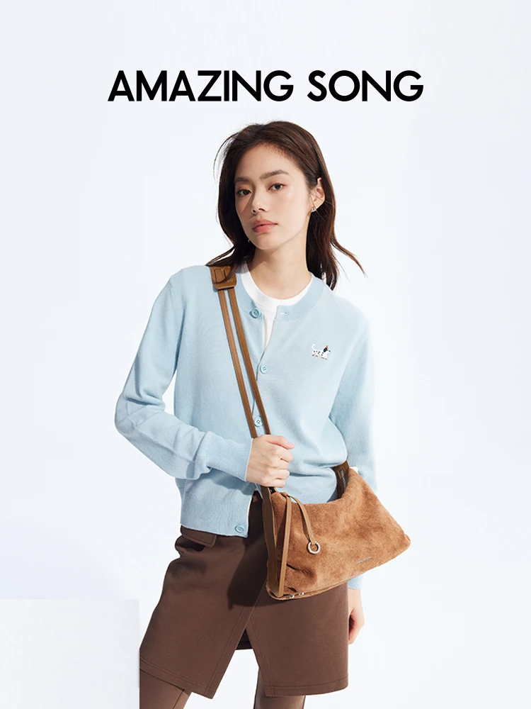 Amazing Song Donut Hobo Bag Suede Autumn and Winter New Retro Style