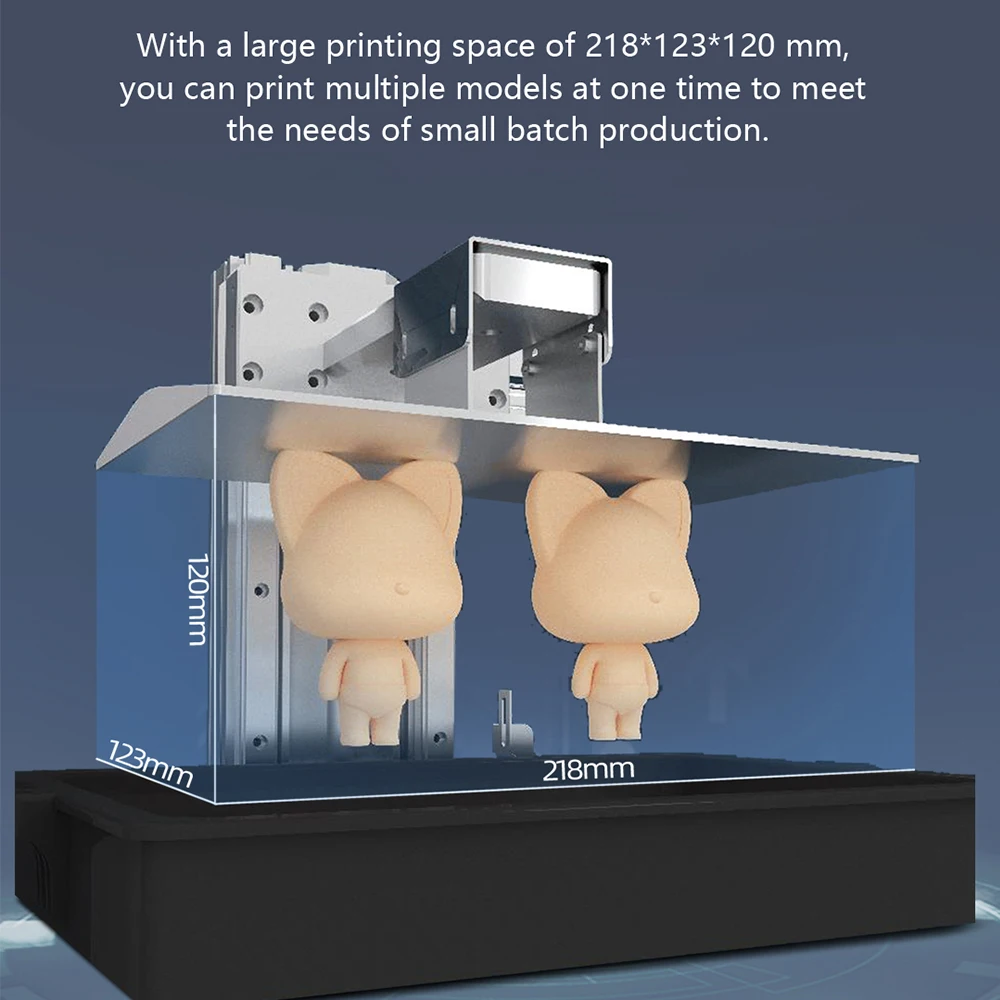 R3-PRO drukarka 3D ACME 10.1 calowy mono ekran LCD duży rozmiar stałej temperatury źródło światła COB grzewczej