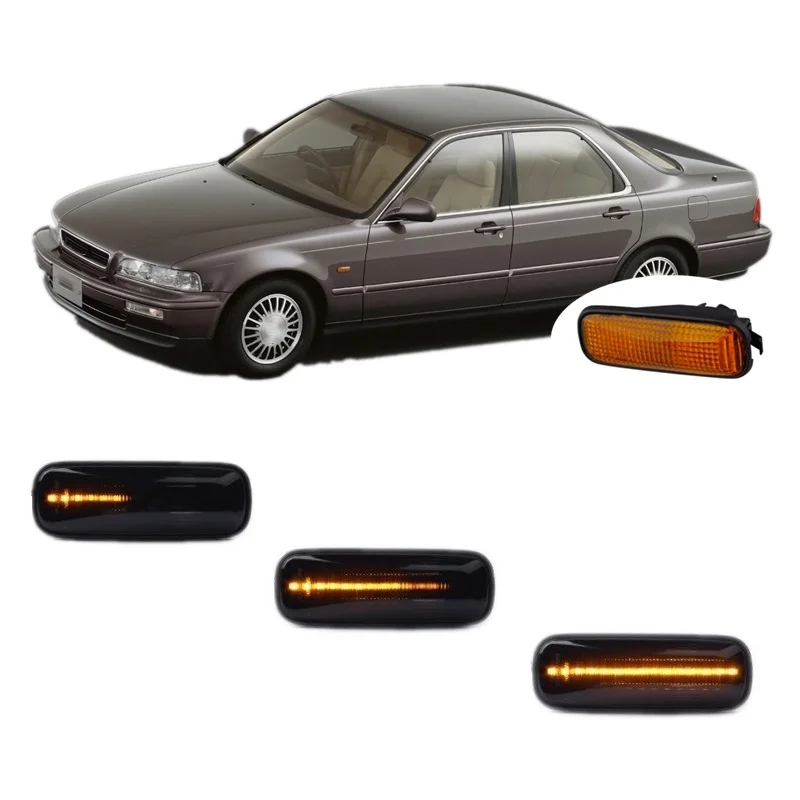 for Honda Legend KA7 KA8 KA9 1991 - 2004 Dynamic LED Indicator Side Marker Turn Light Signal Lamp