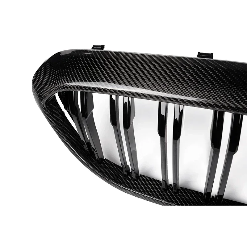 Real Carbon Fiber Front Bumper Kidney Hood Racing Replacement Grill For BMW 5 series G30 G31 Sedan F90 M5 2017-2019 Pre-lci