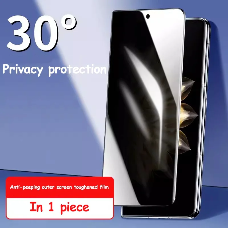 Full Cover Anti-Peeping Privacy Tempered Glass For Honor Magic V3 Vs3 V2 RSR Screen Protector