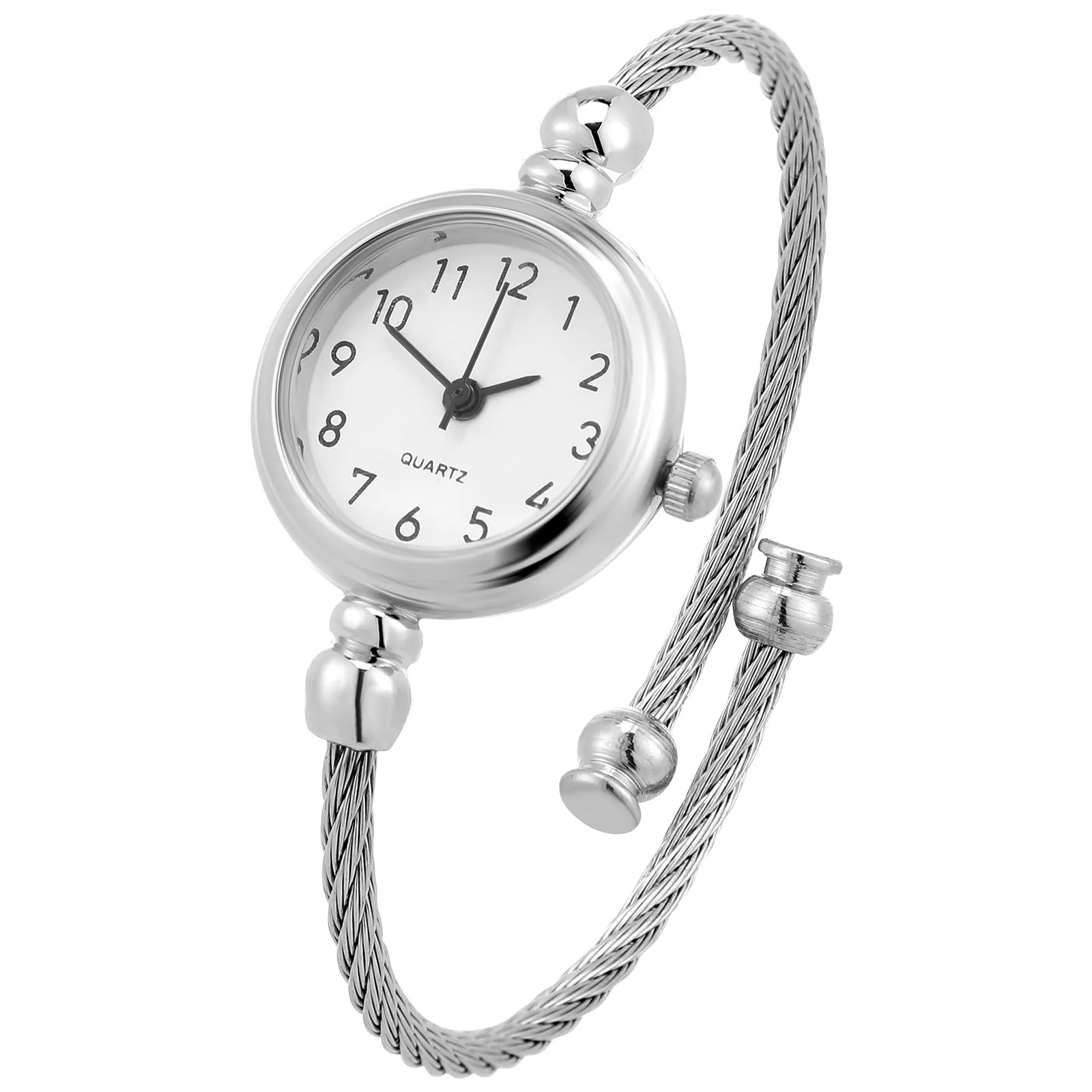 

Digital Watch White Fashion Women Quartz Watch Elegant Bracelet Wristwatch For Daily Wear Gift, Women'S Fashion Timepiece