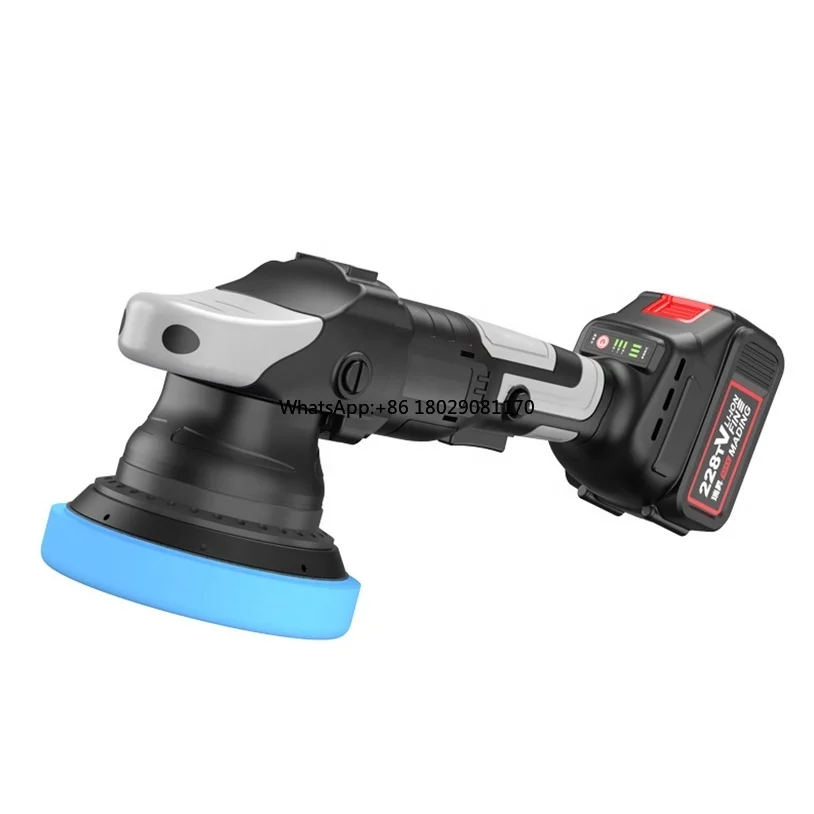 

21V Cordless Buffer Polisher Kit, Car Polisher 3 Variable Speed Cordless Polisher for Car Detailing Waxing Polishing Scratch