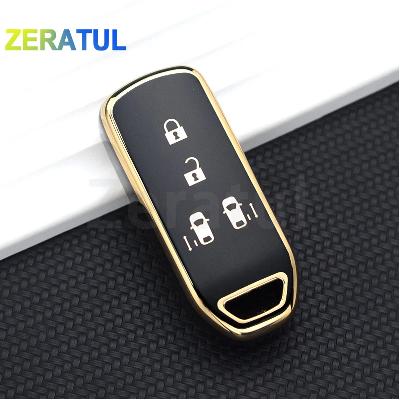 حافظة مفاتيح ذكية للسيارة من البولي يوريثان غطاء عن بعد لسيارة Honda New Nbox مخصص JF3 / JF4 N-BOX JF1 / JF2 N-BOX + Plus N Wagon N-One