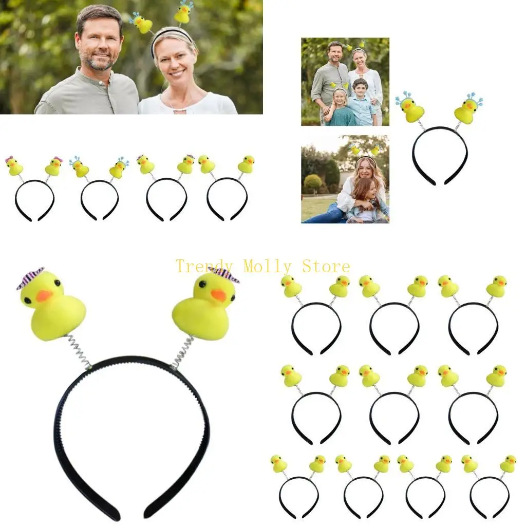 

N5KB 10pcs Multifunctional Comfort Headpiece Beautiful Stylish Headbands Antiskidding